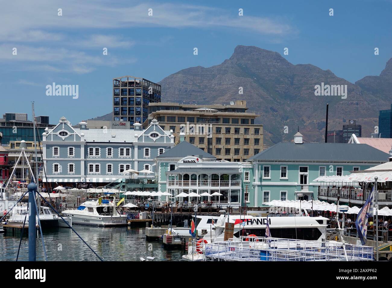 South Africa, Cape Town, Waterfront African Trading Port Stock Photo ...