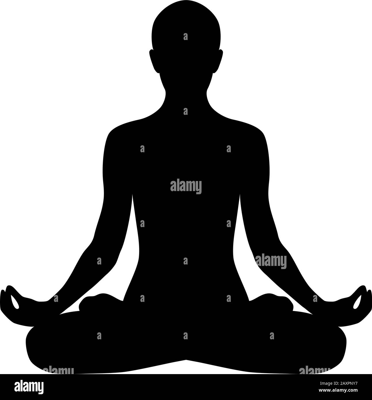 Woman meditating , Yoga Lotus position Asana , Yoga transparent background  PNG clipart | HiClipart