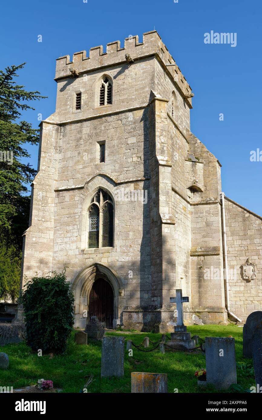 St Cyr's Church Tower, Stonehouse, Gloucestershire, UK Stock Photo
