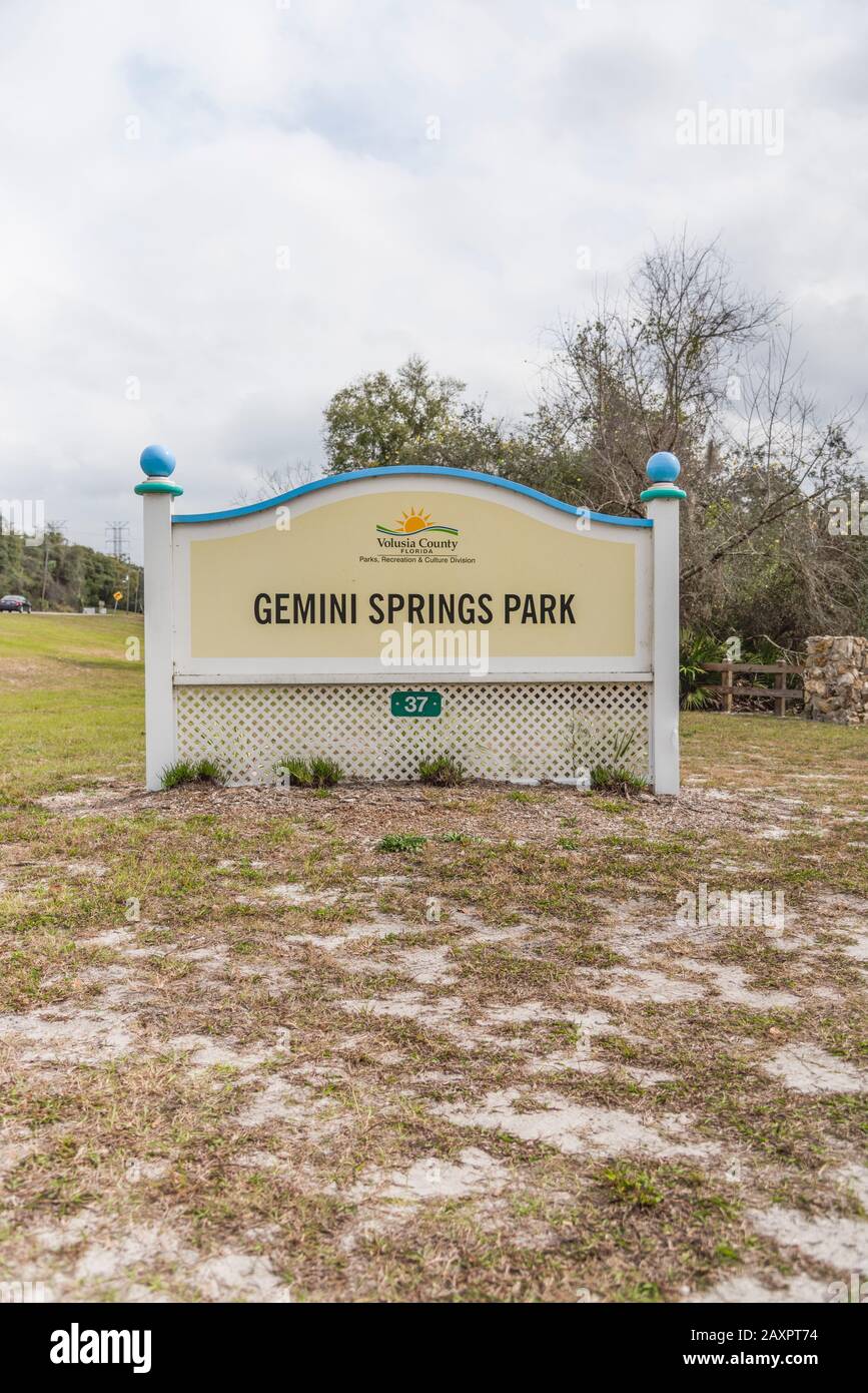 Gemini Springs Park Debary, Florida USA Stock Photo Alamy