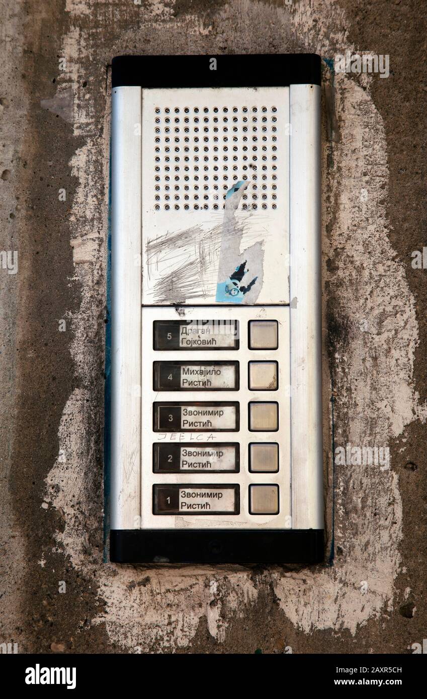 Doorbell names hires stock photography and images Alamy