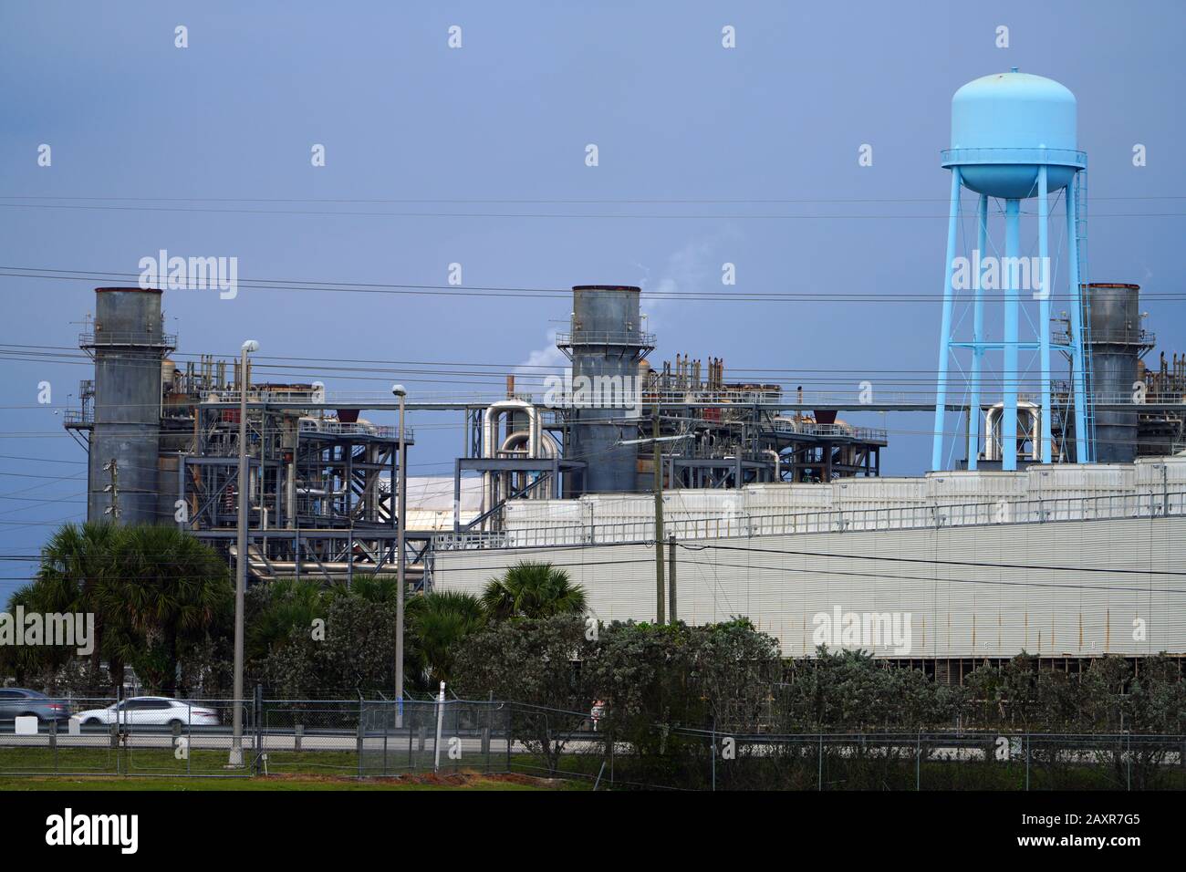 FORT MYERS, FL -30 JAN 2020- View of the Florida Power and Light power  plant near the Manatee Park in Fort Myers, Lee County, Florida, United  States Stock Photo - Alamy