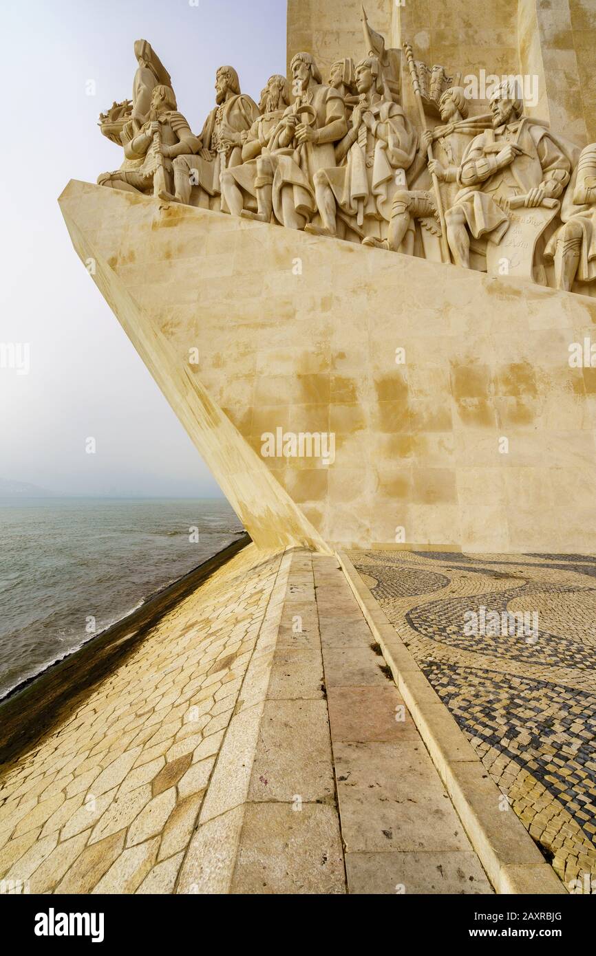 Padrao Dos Descobrimentos Monument Of The Discoverers In Belem Lisbon Portugal Stock Photo Alamy