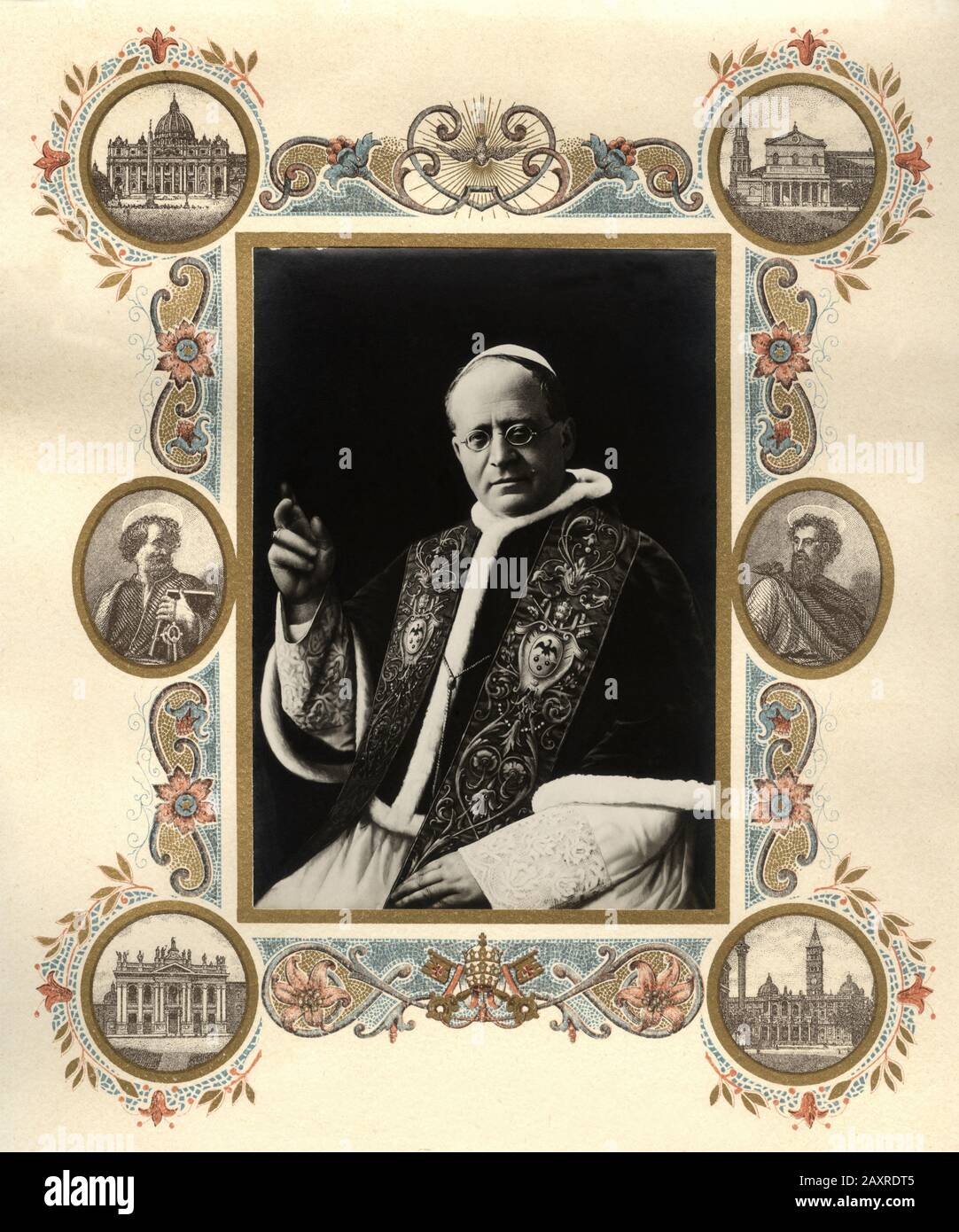 バチカン1929 Papal Arms, Pope Pius XI 未使用13種 バチカン1929 Papal Arms, Pope Pius XI 未使用13種 バチカン