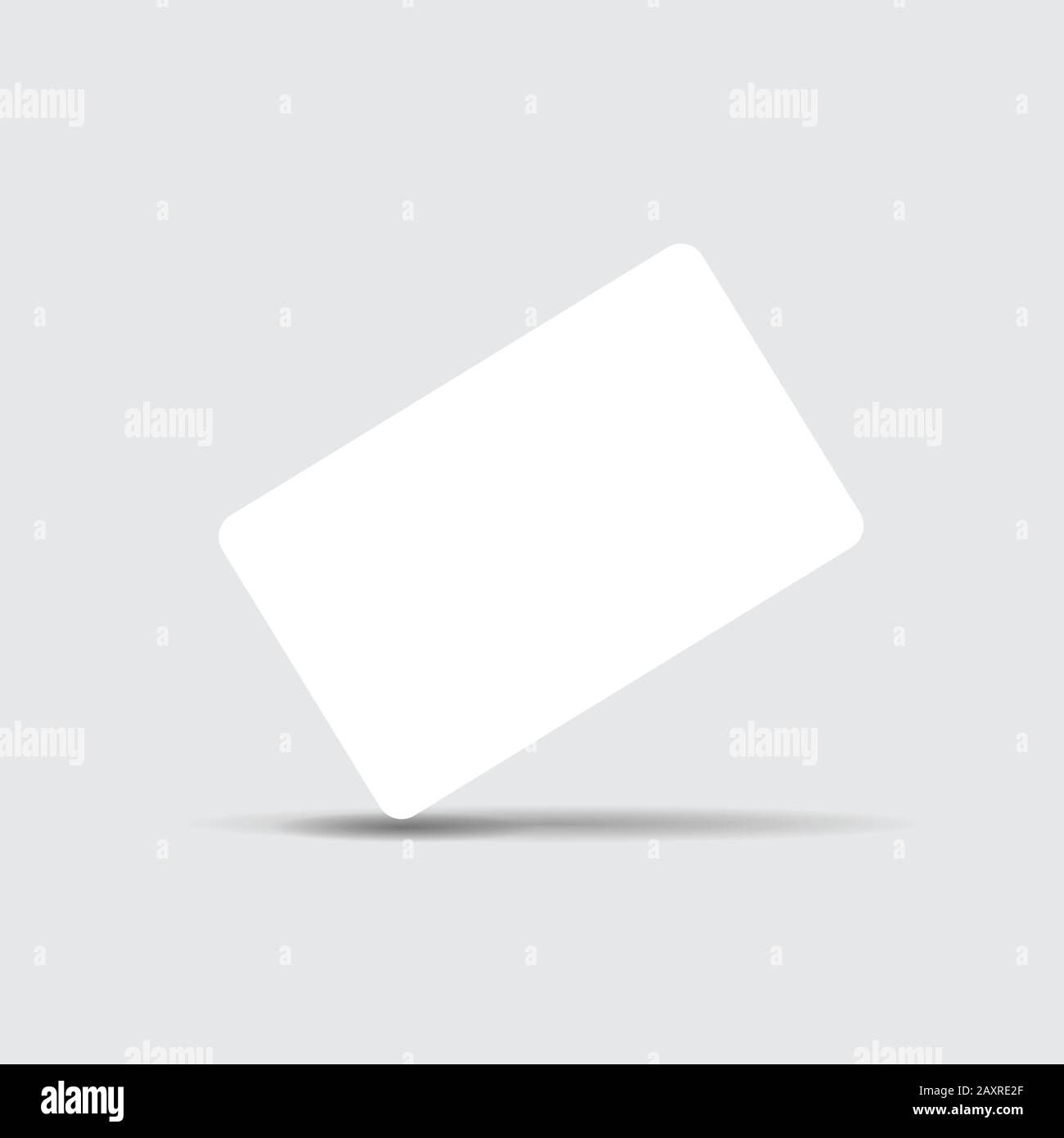A realistic business credit / gift card placeholder mockup stationary