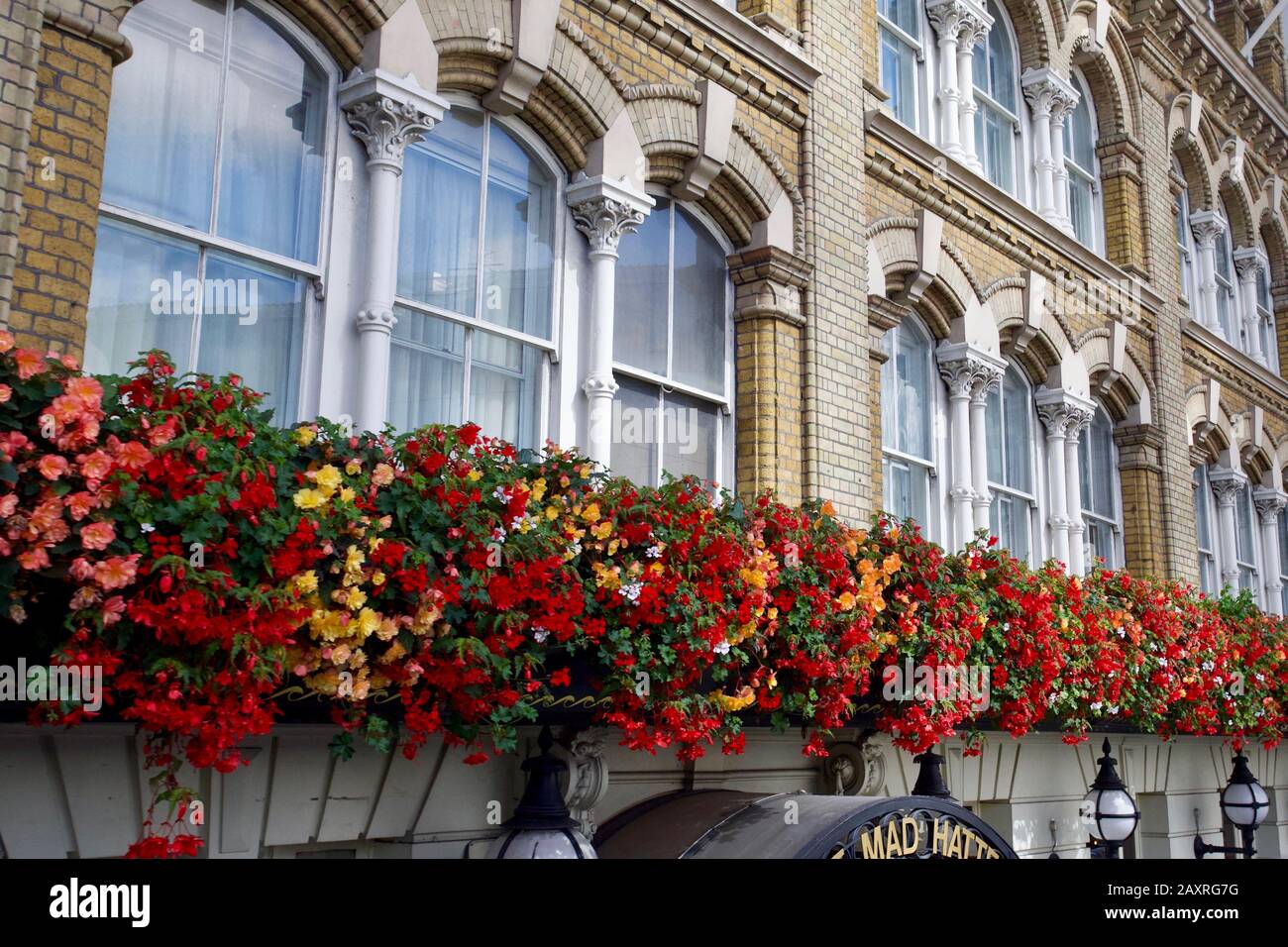 Mad Hatter Hotel, 3-7 Stamford Street, Southwark Memorial, Euston railway station, Camden, London, England. Stock Photo