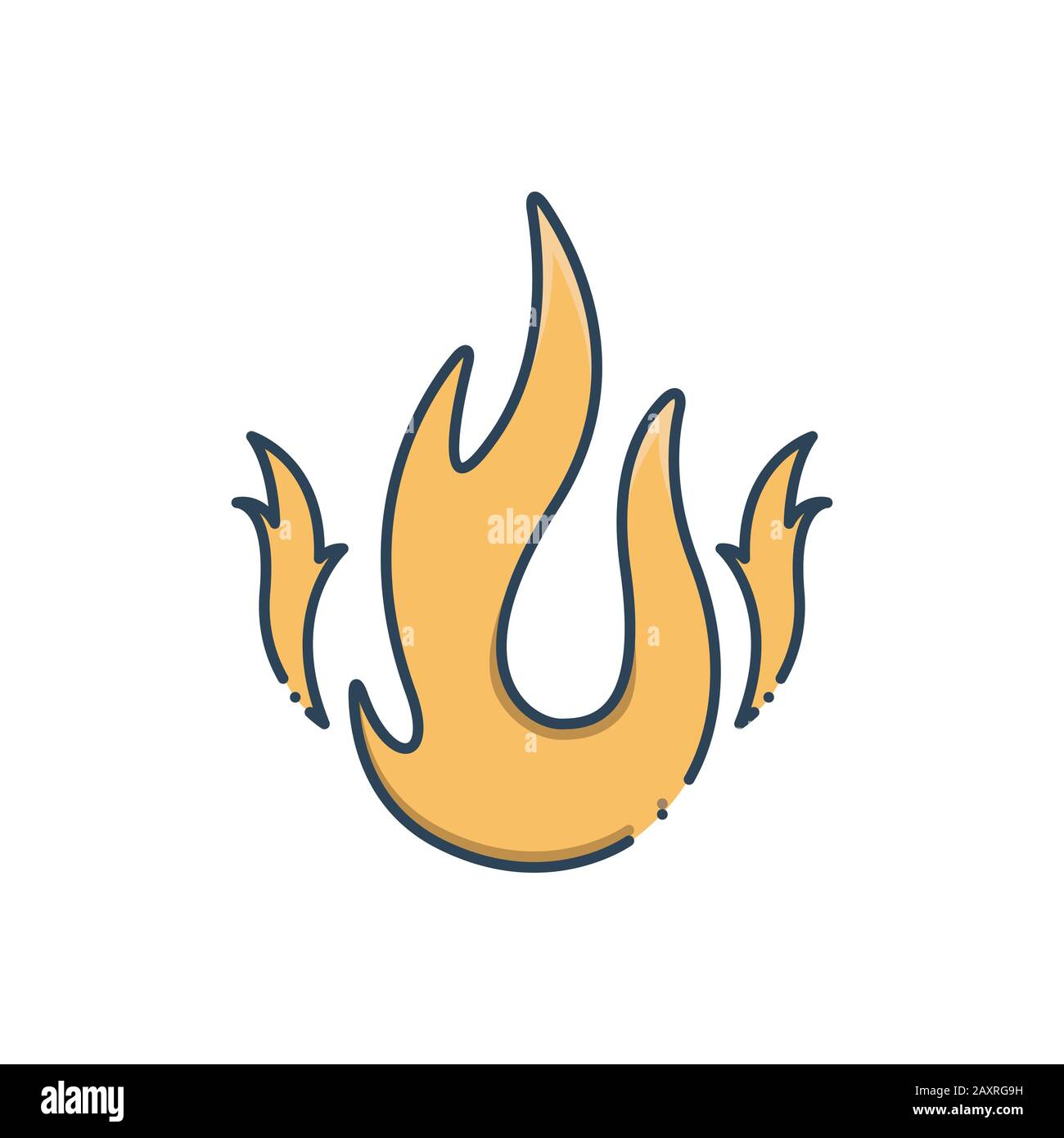 Illustration for fire flame Stock Vector Image & Art - Alamy
