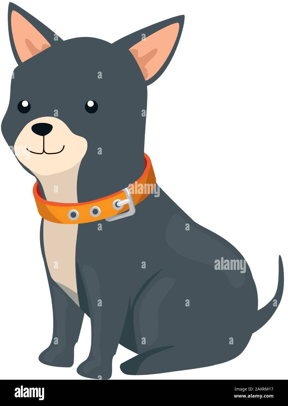 cute dog animal isolated icon Stock Vector Image & Art - Alamy
