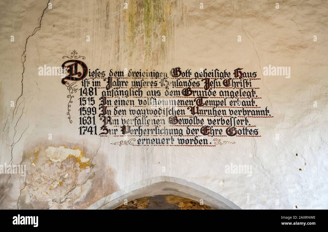 German gothic script hi-res stock photography and images - Alamy