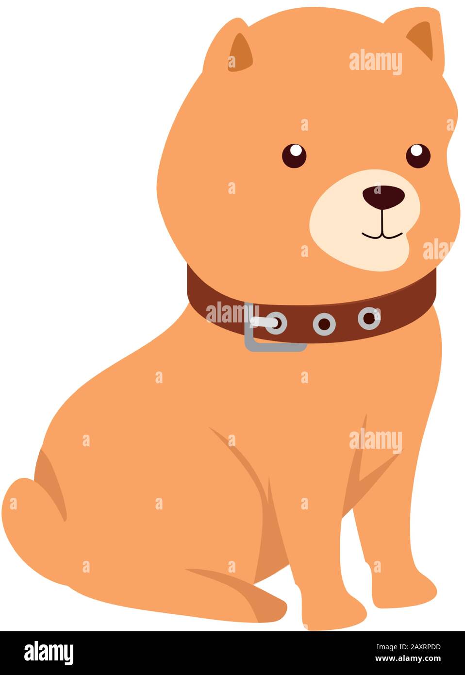 cute dog animal isolated icon Stock Vector Image & Art - Alamy