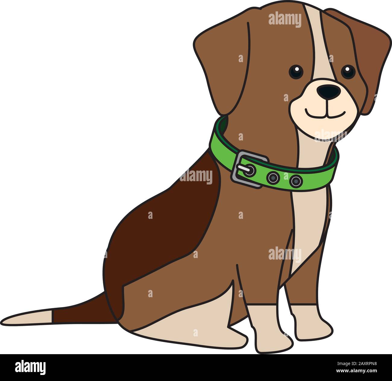 cute dog animal isolated icon Stock Vector Image & Art - Alamy