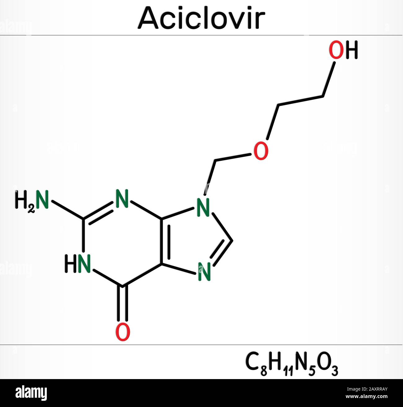 Acyclovir drug molecule hires stock photography and images Alamy