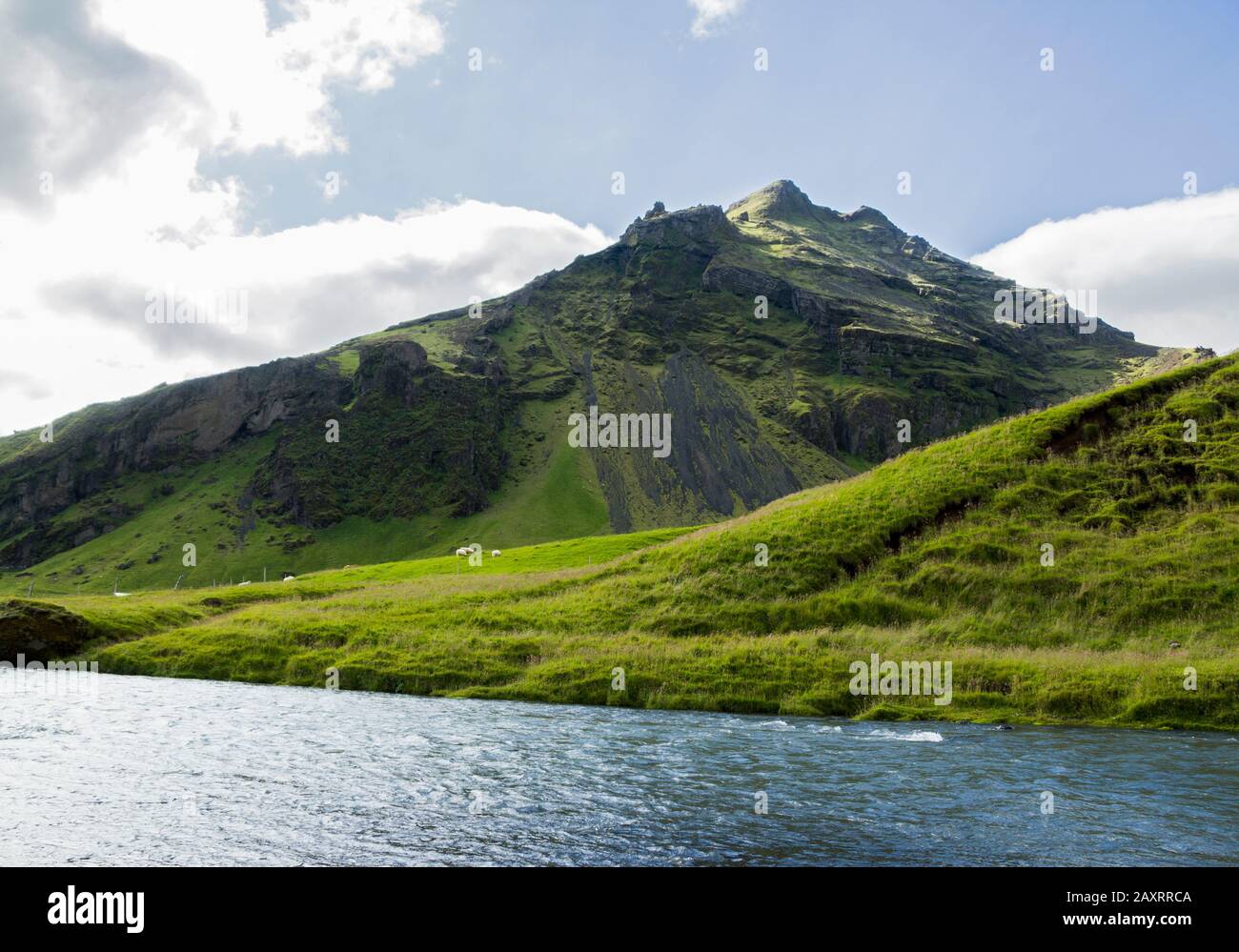 Beautiful Icelandic landscape photo Stock Photo