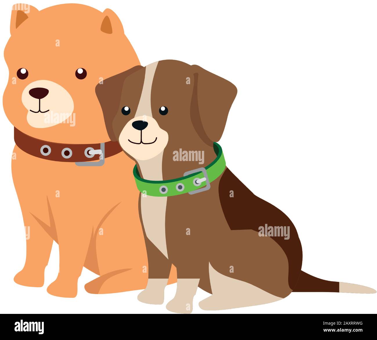 cute dogs animals isolated icon Stock Vector Image & Art - Alamy