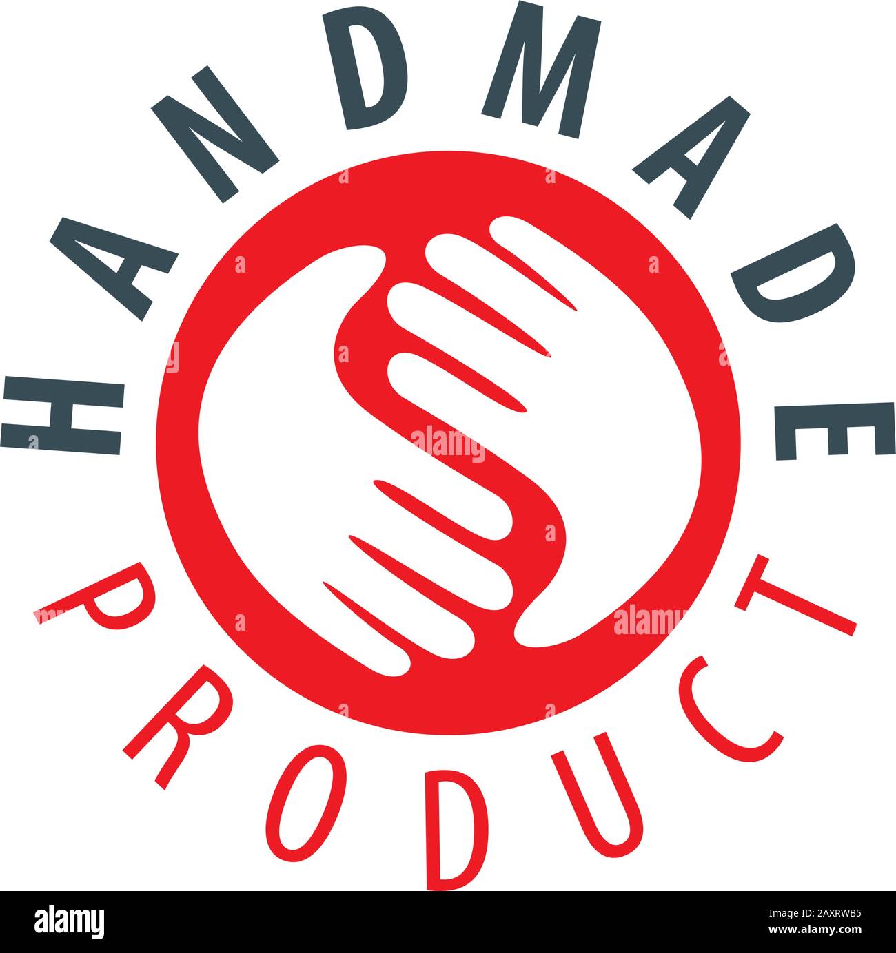 Vector icon handmade on a white background Stock Vector Image & Art - Alamy