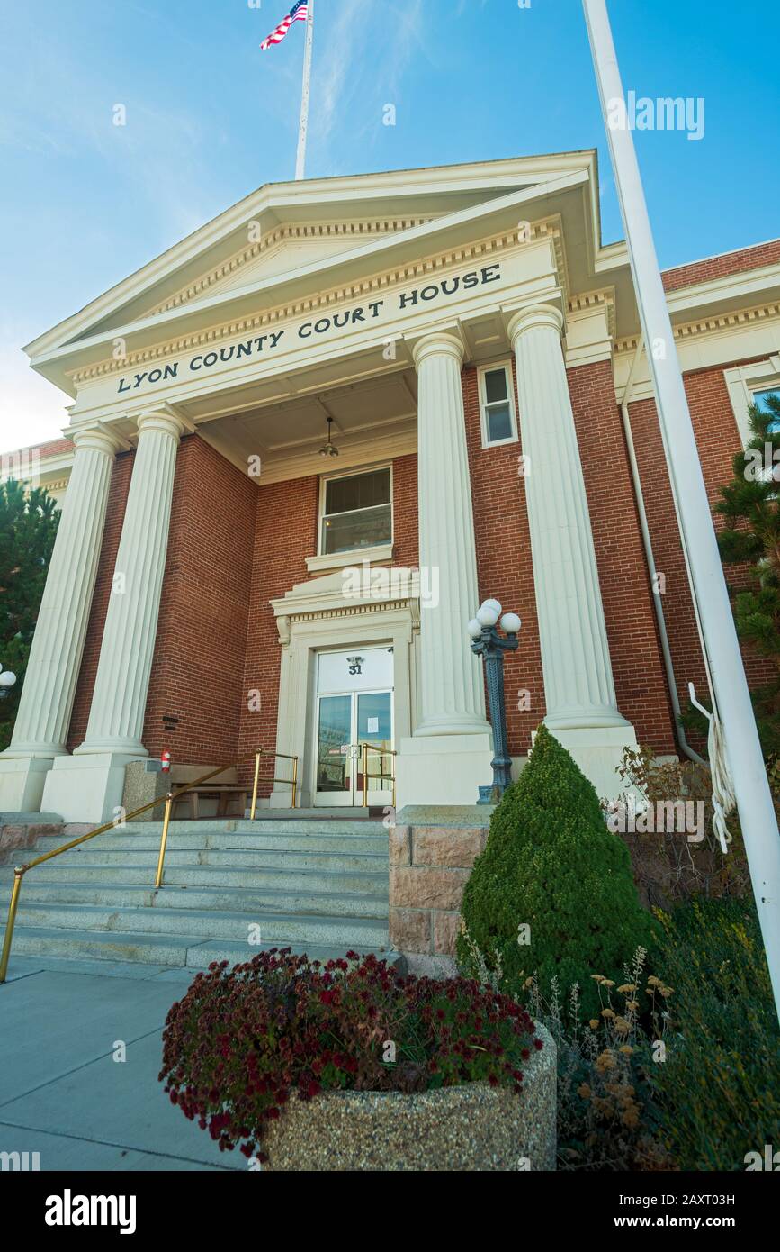 Yerington, Nevada, USA November 13, 2012 The entrance to the Lyon