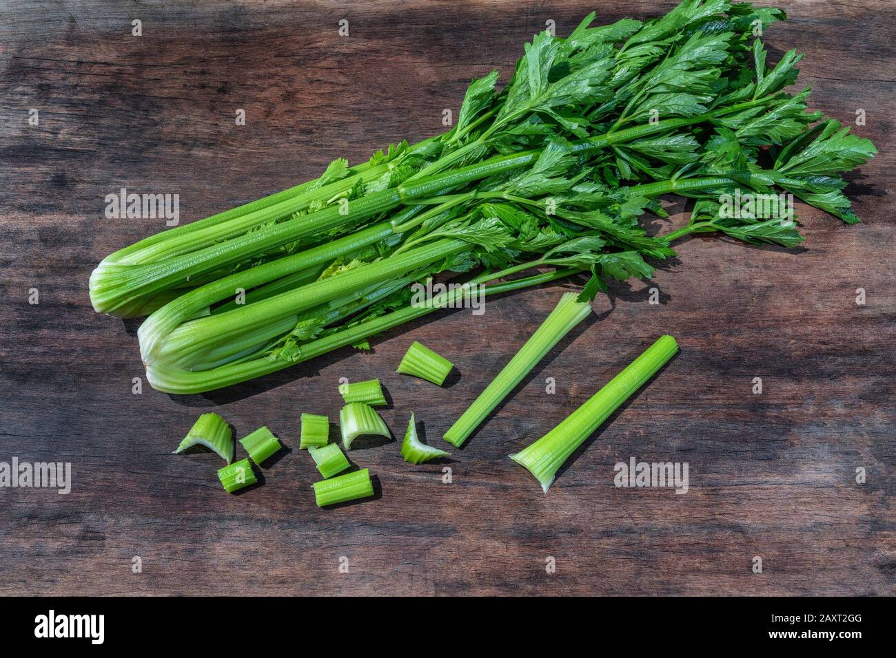 Bunch of fresh celery stalk with leaves, Dalat, Vietnam Stock Photo Alamy