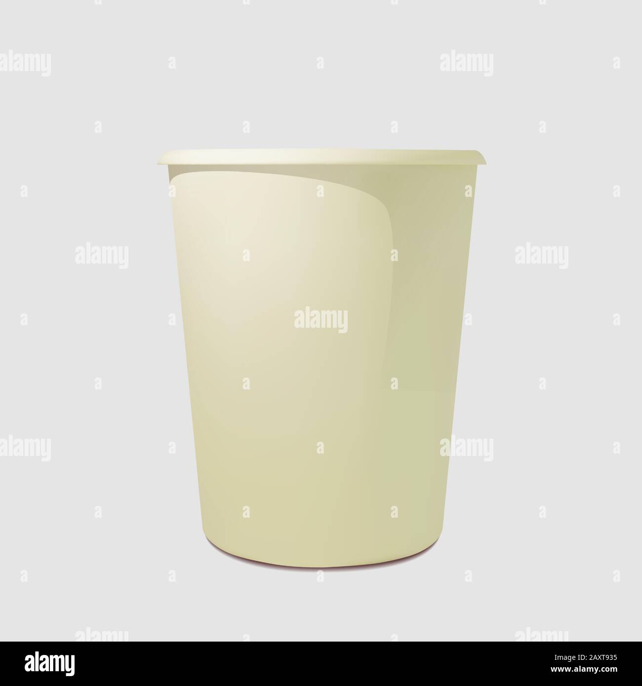 Paper realistic coffee cup. Mockup coffee mugs. Disposable glass for ...