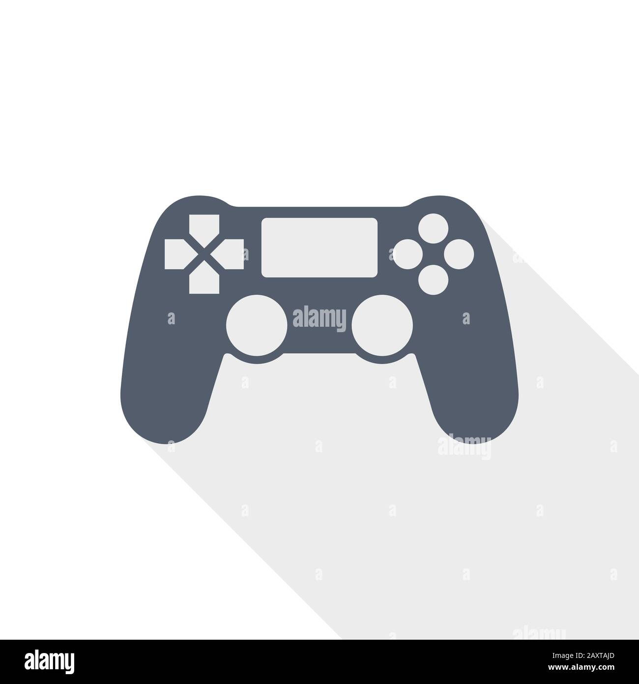 Wireless gaming controller vector icon, gamepad flat design illustration in  eps 10 Stock Vector Image & Art - Alamy