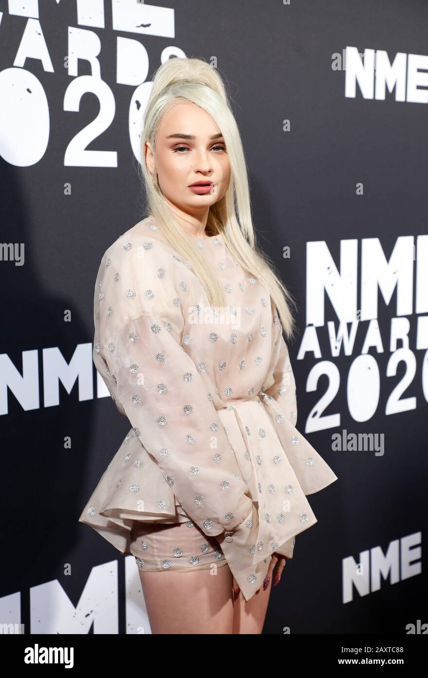 Kim Petras arriving during the NME Awards, held at Brixton Academy