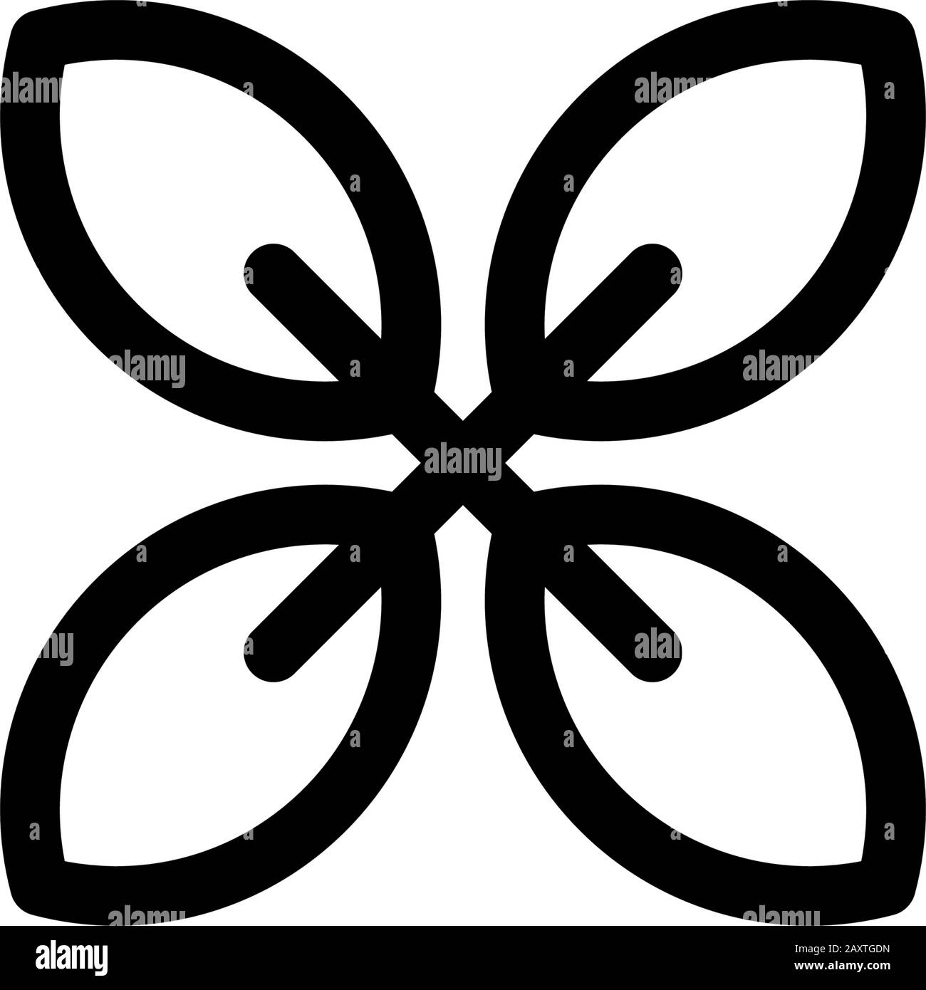 Leaf icon design template vector Stock Vector Image & Art - Alamy