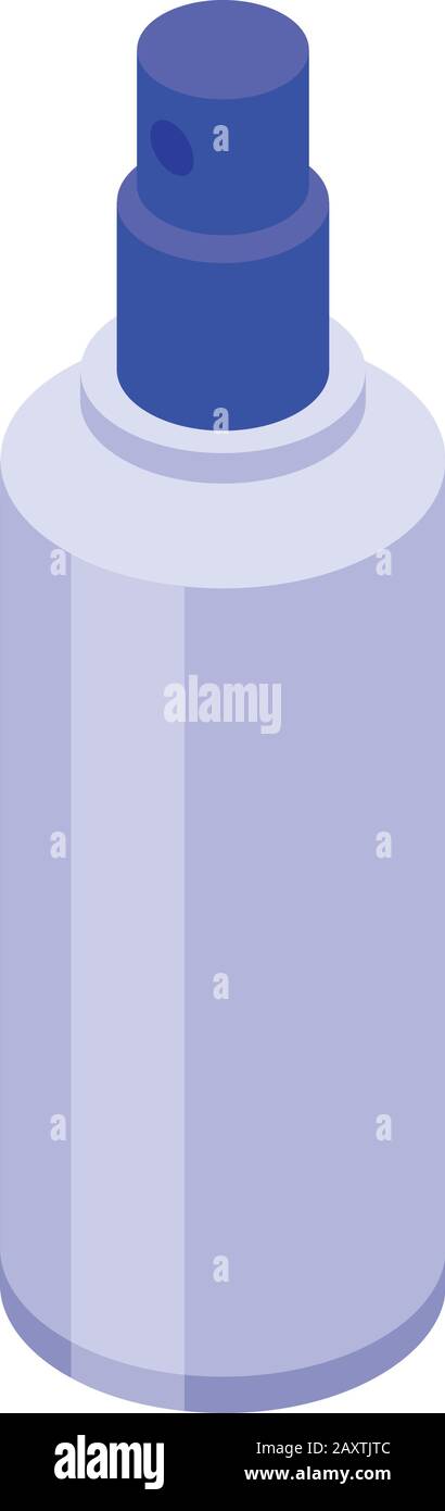 Perfume lotion icon, isometric style Stock Vector