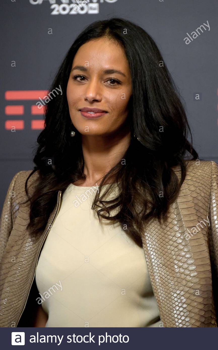 Rula Jebreal Sanremo 08 02 2020 Stock Photo Alamy