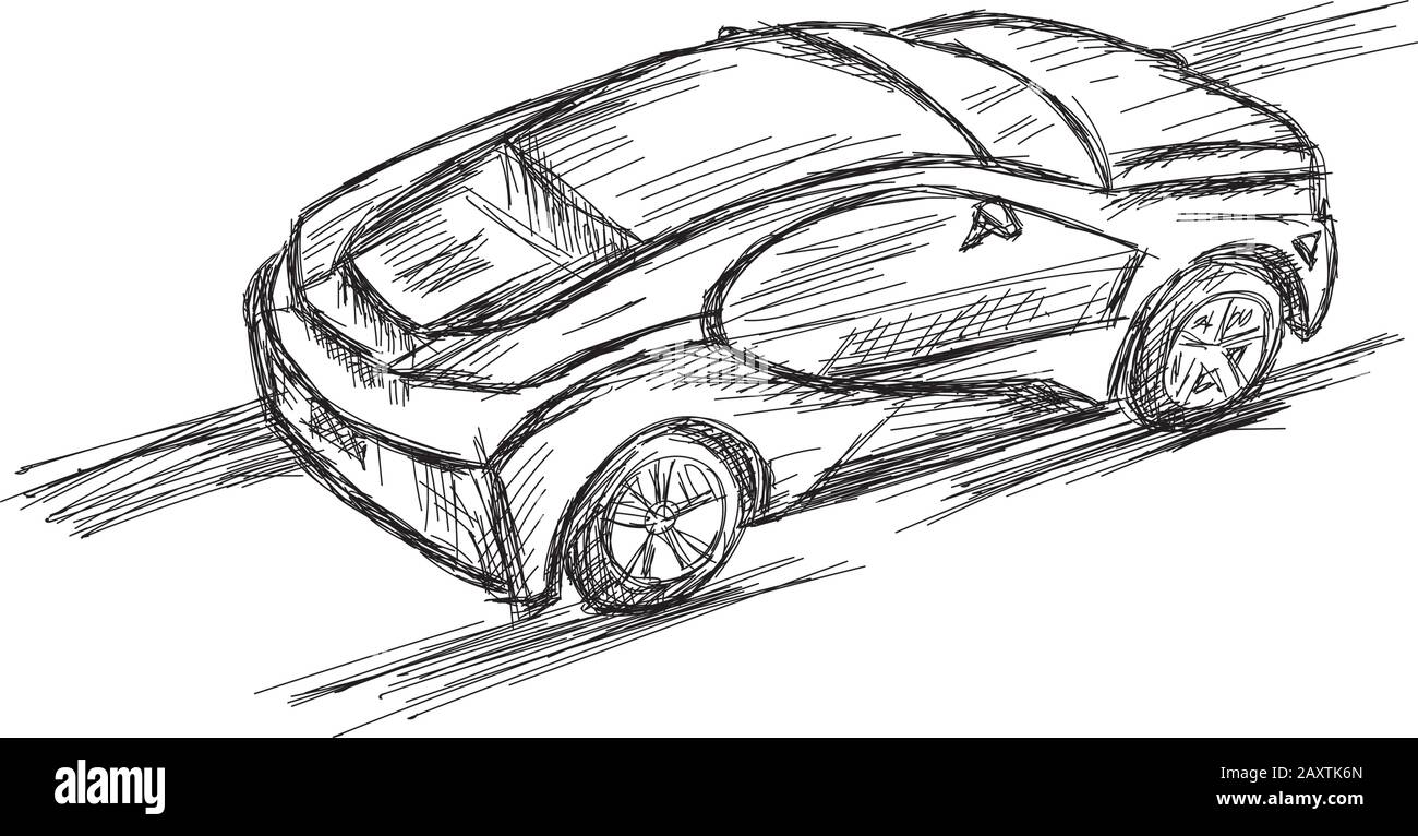 Car sketch Stock Photos Royalty Free Car sketch Images  Depositphotos