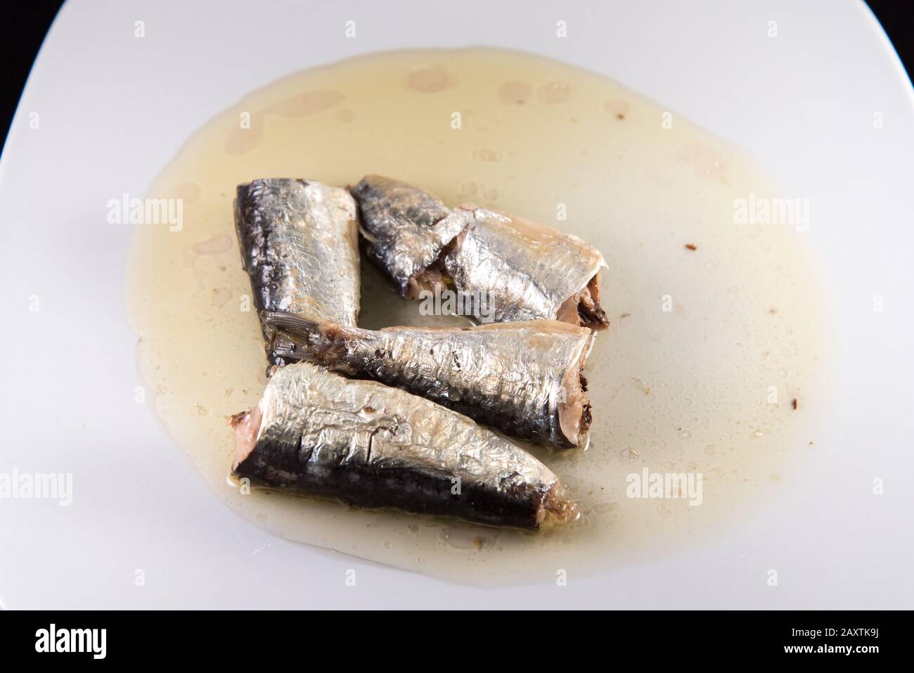 Conserve sardine a meal with high nutritional value and omega 3 Stock