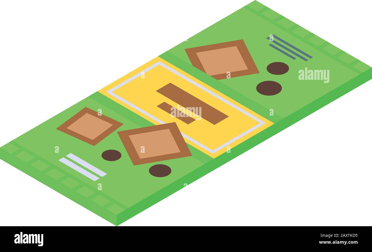 Cocoa bar chocolate icon, isometric style Stock Vector