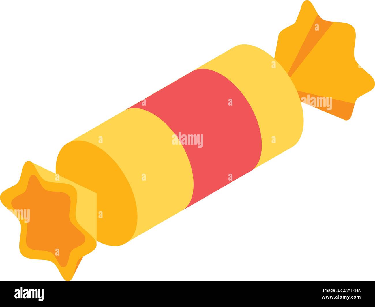 Chocolate bonbon icon, isometric style Stock Vector