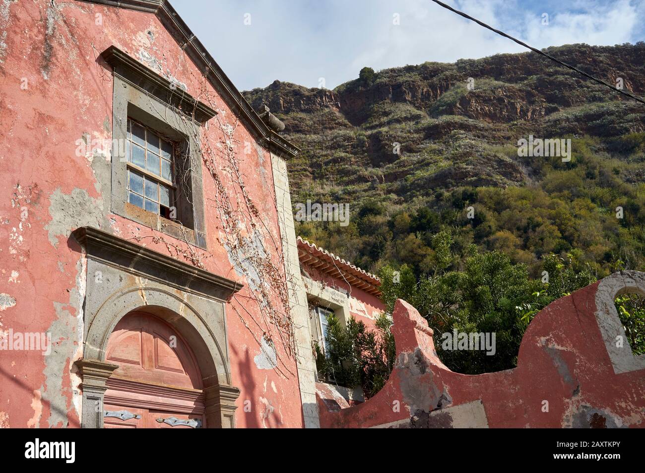 The Madeiran Village of Joadim Do Mar (literally 'garden of the sea') western Madeira, Portugal, EU Stock Photo