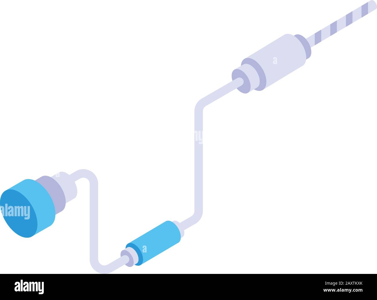 Hand drilling machine icon, isometric style Stock Vector