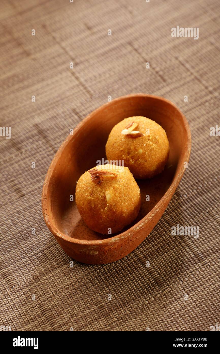 Indian Sweet Dessert Made with Gram Flour Stock Photo Alamy