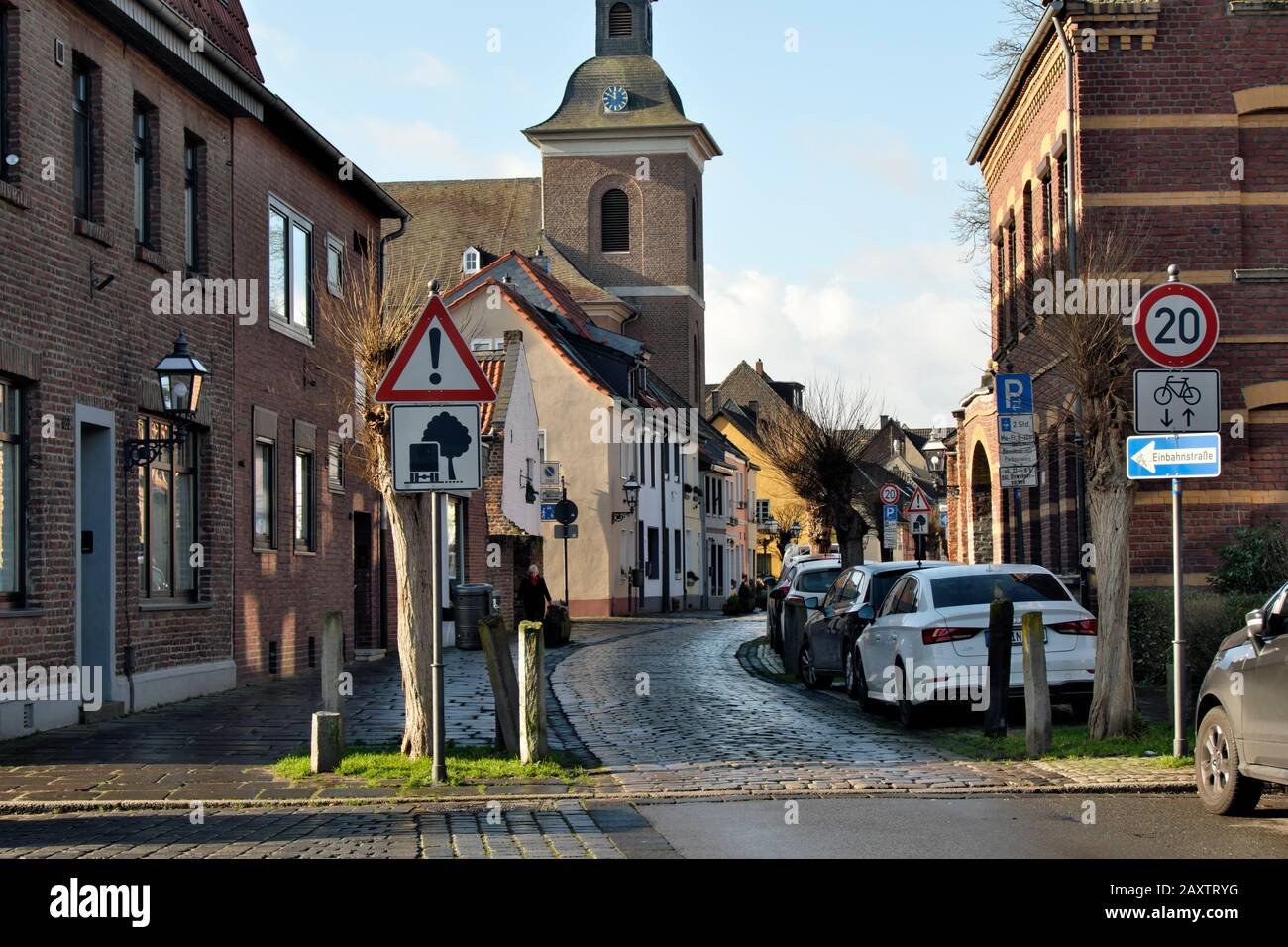 Krefeld Linn, Old Town, NRW, Germany Stock Photo