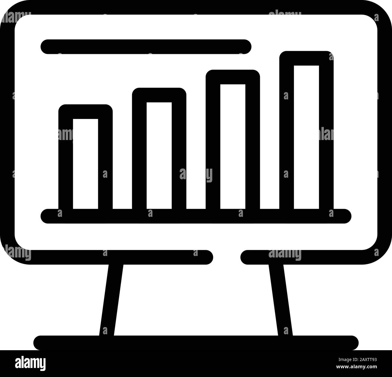 Finance graph icon, outline style Stock Vector Image & Art - Alamy