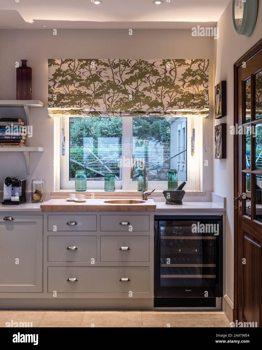 roman blinds kitchen