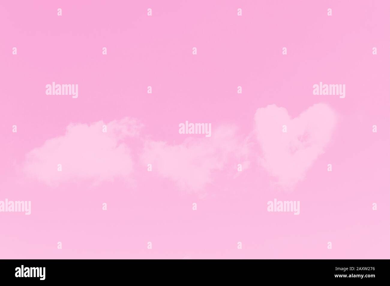 Pink heart shaped cloud hi-res stock photography and images - Alamy