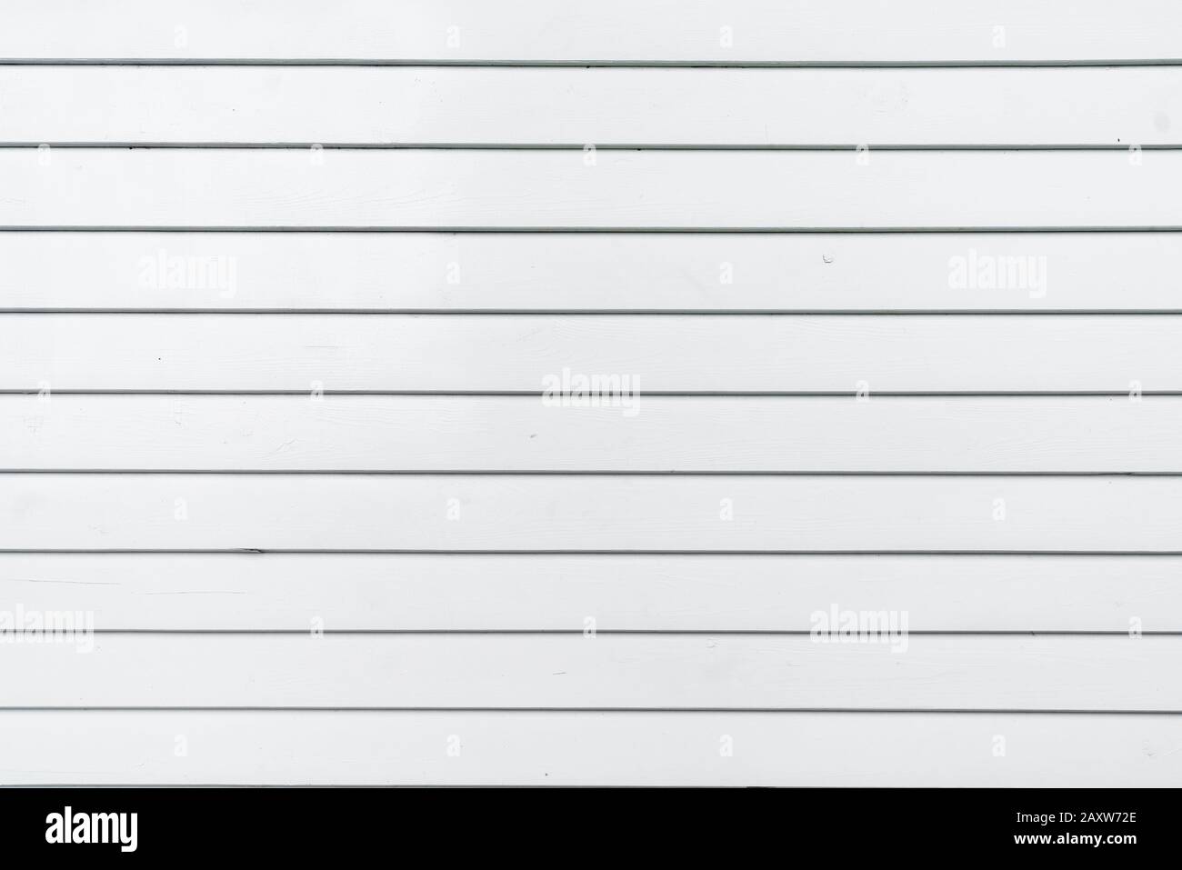 White painted horizontal natural wood for background, banner and texture Stock Photo