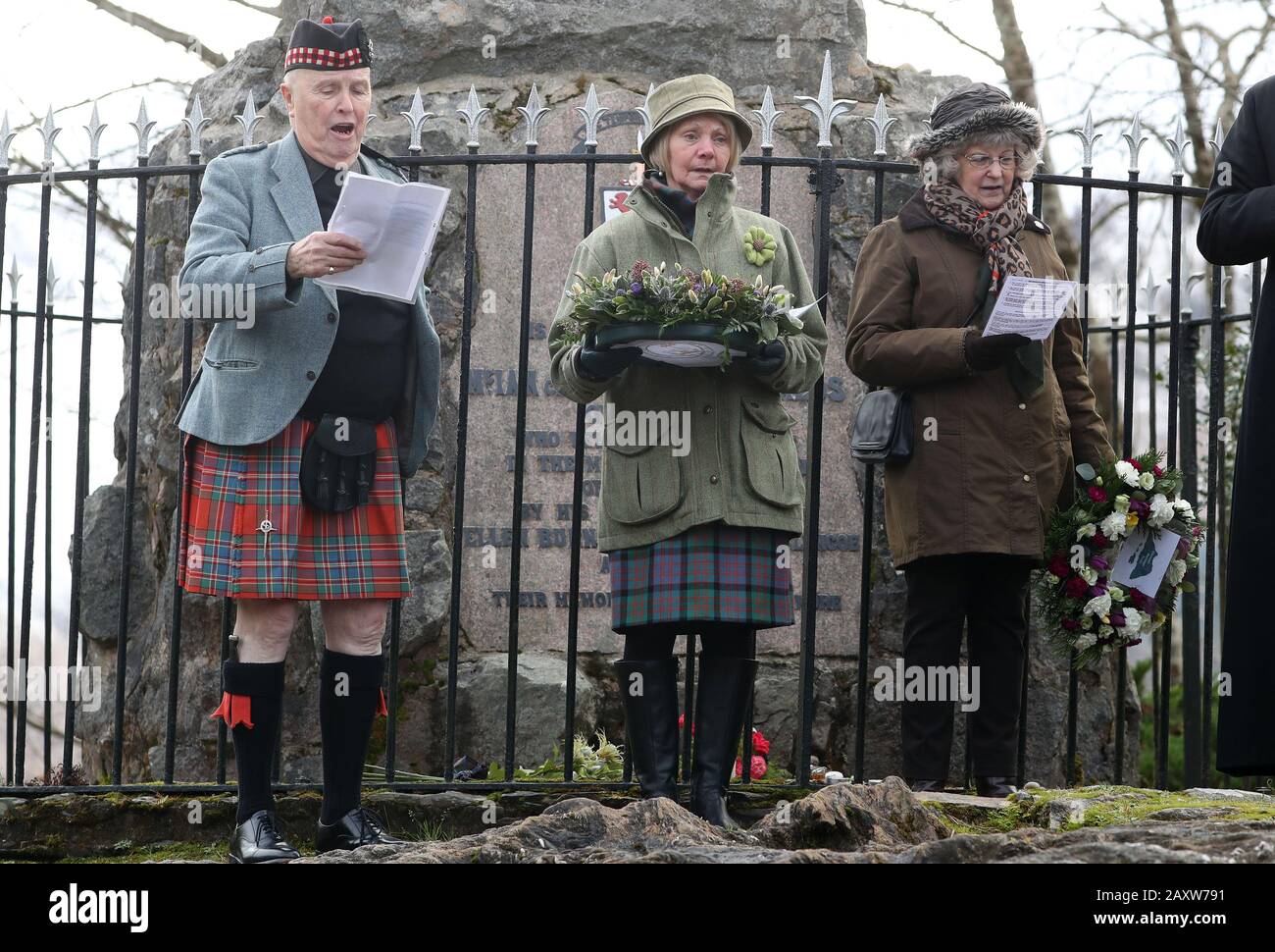 Mark anniversary massacre glencoe on 13 feb 1692 hi-res stock ...