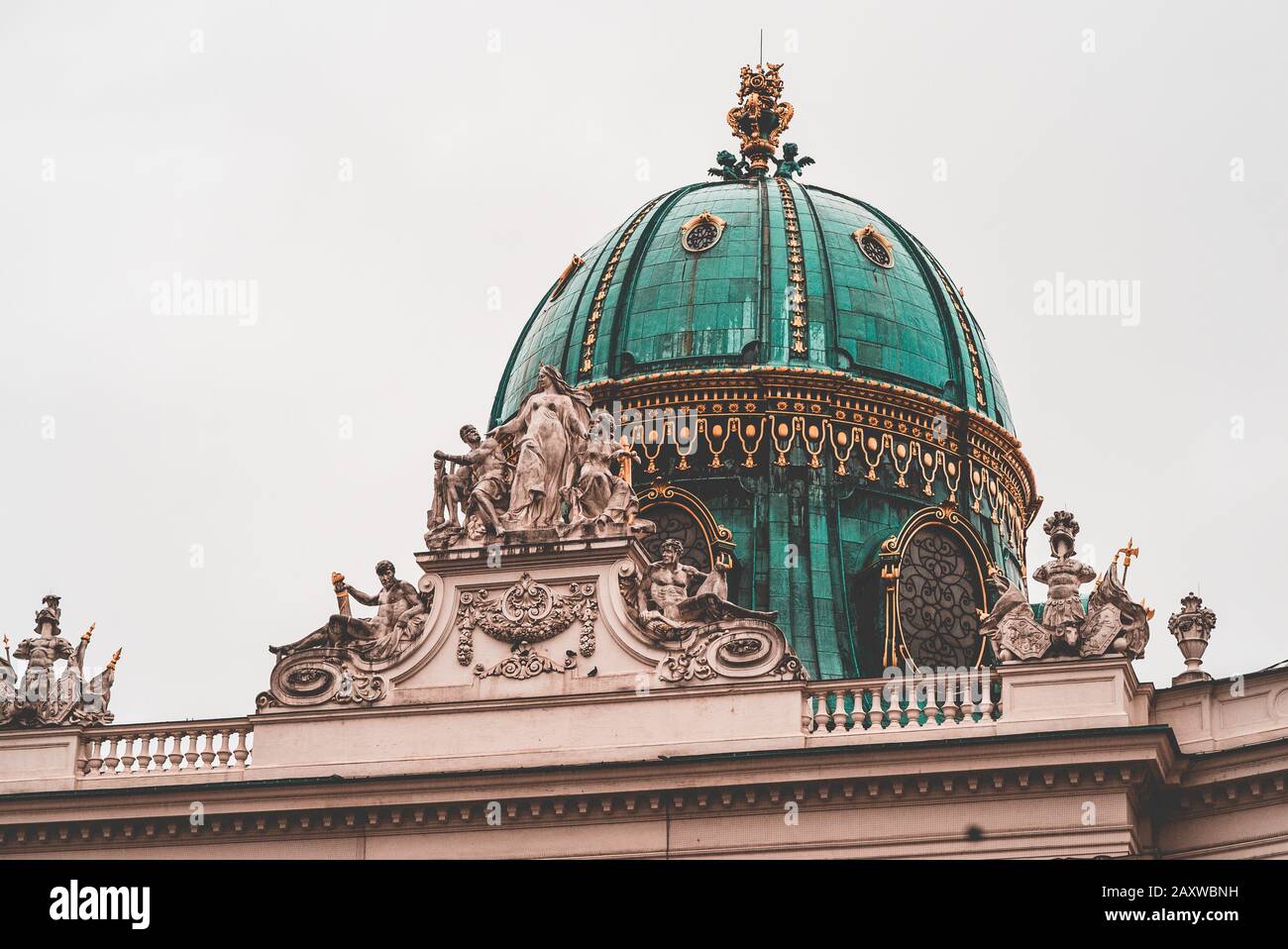 Hofburg - Historical baroque building in Vienna, Austria Stock Photo