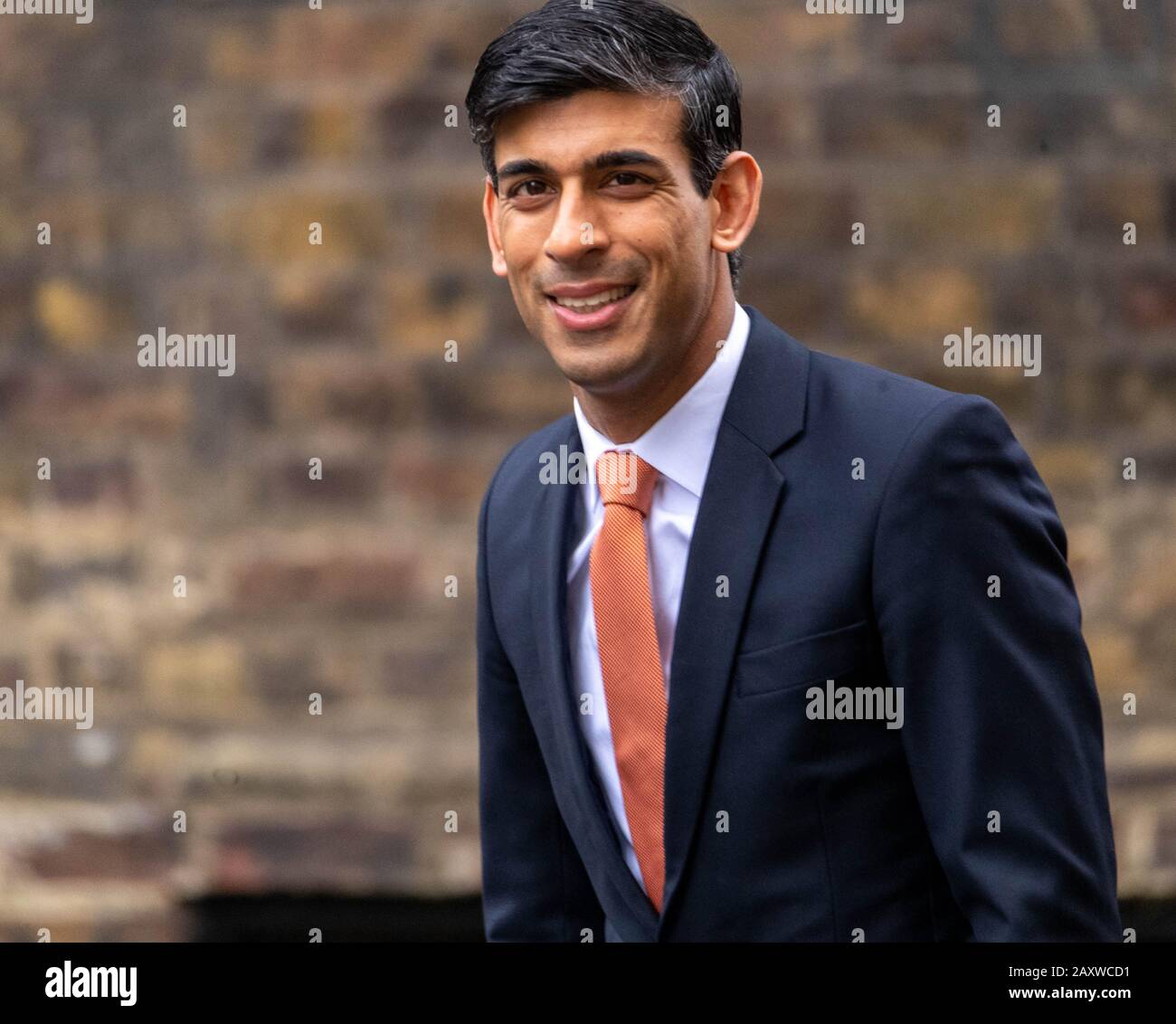 London, UK. 13th Feb, 2020. Rt Hon Rishi Sunak MP arrives to be appointed as the Chancellor of the Exchequer 10 Downing Street, London following the surprise resignation of Sajid Javid, as part of the cabinet reshuffle Credit: Ian Davidson/Alamy Live News Stock Photo