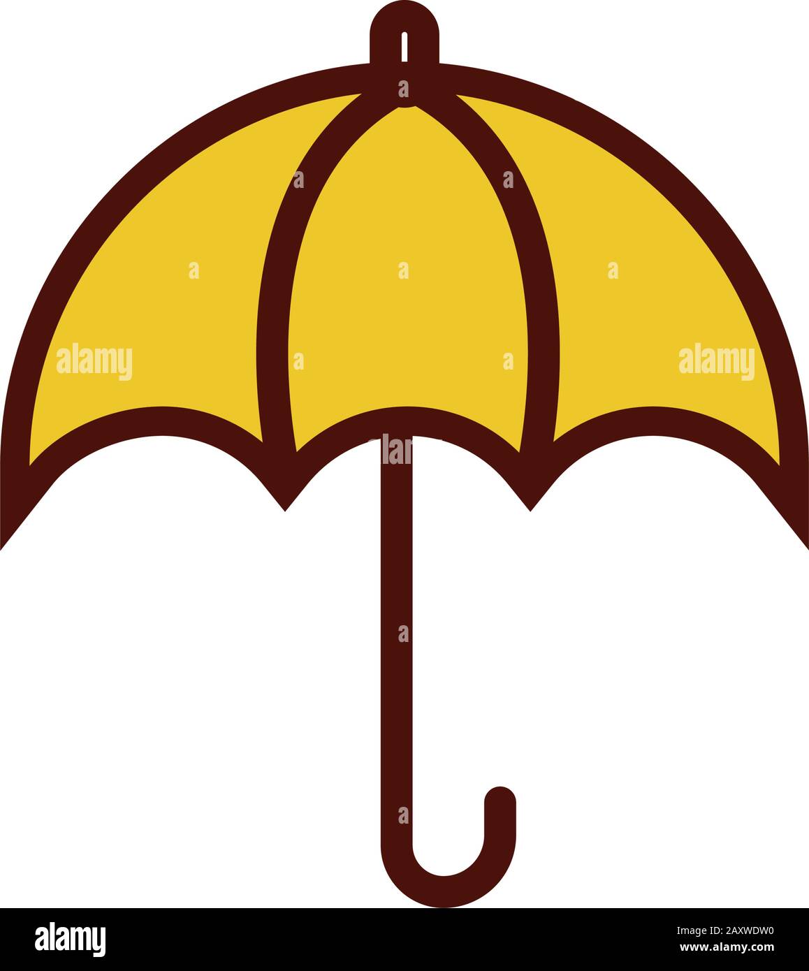 umbrella summer flat style icon Stock Vector Image & Art - Alamy