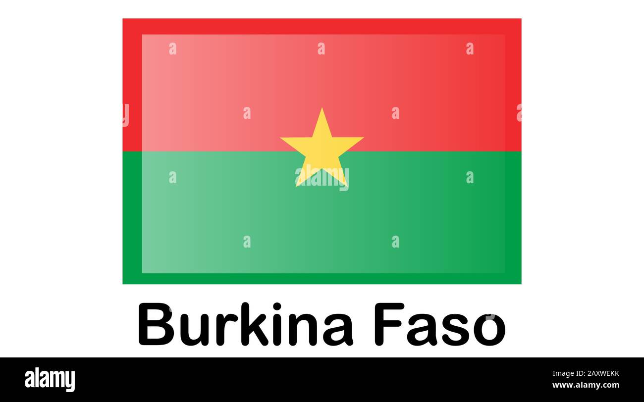 Burkina Faso flag, official colors and proportion correctly. National ...