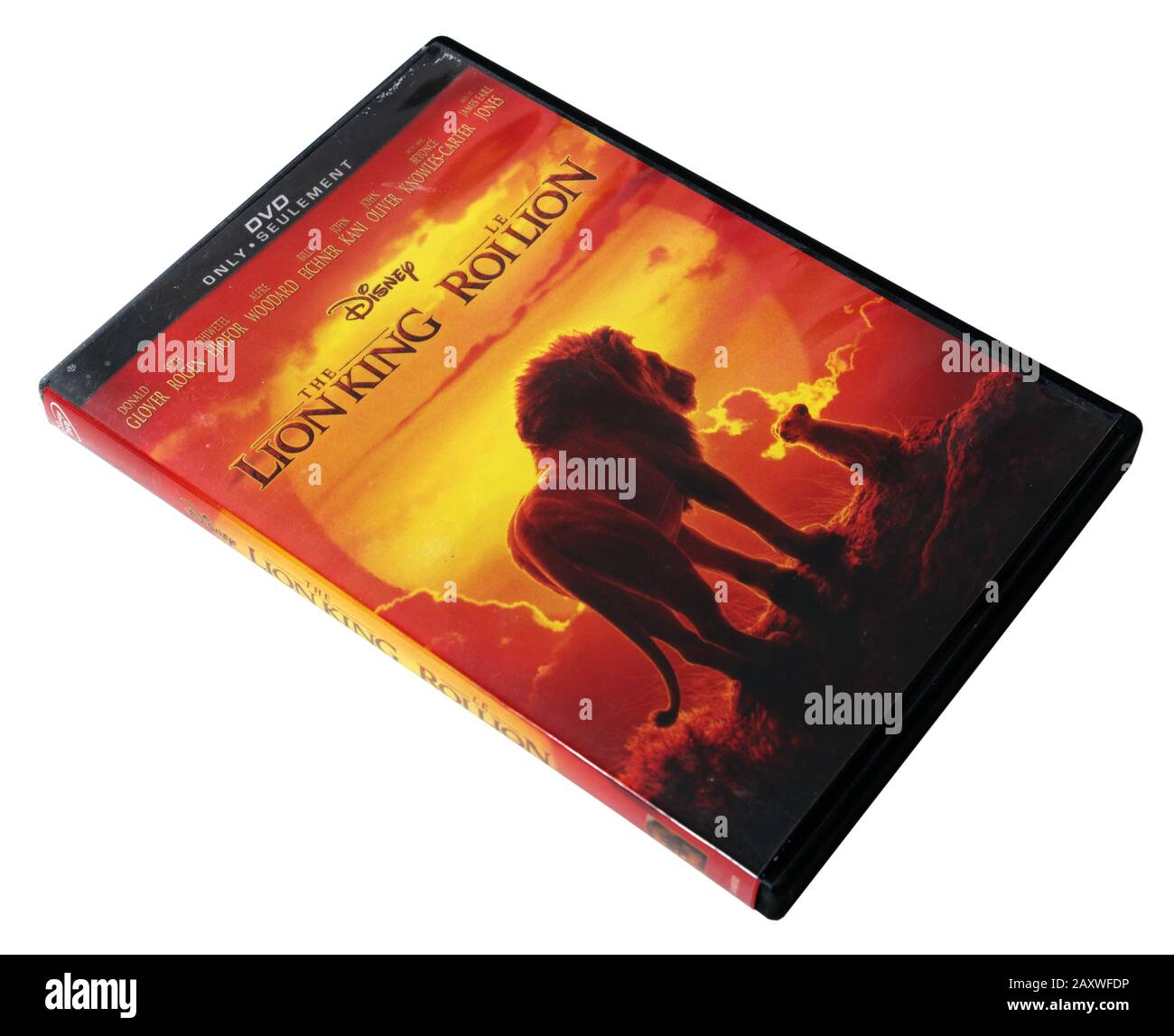 The Lion King film on DVD Stock Photo