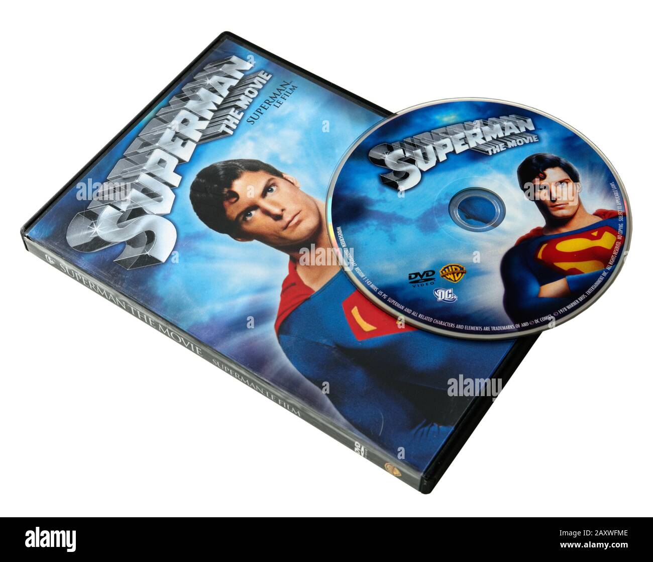 Superman The Movie on DVD Stock Photo - Alamy