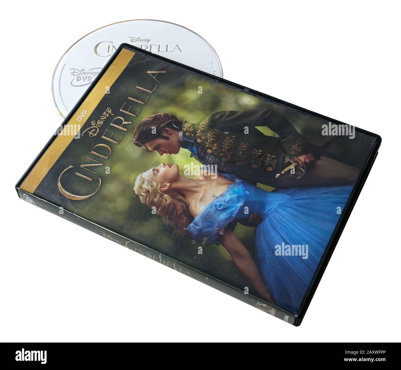 Cinderella film on DVD Stock Photo
