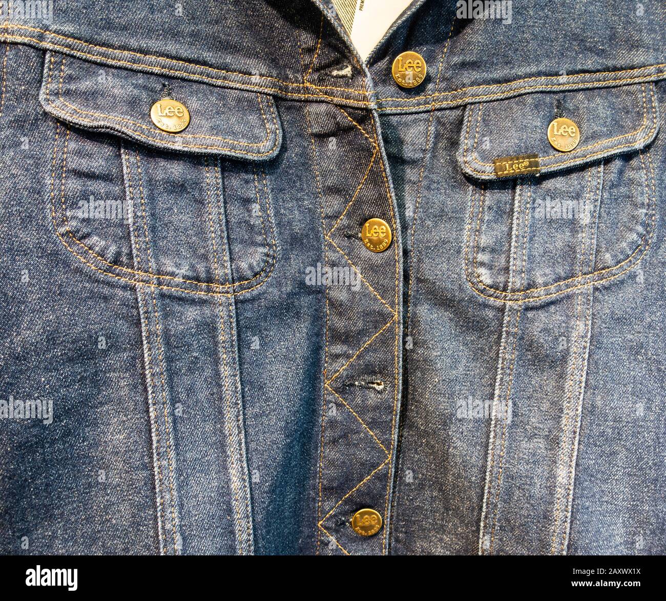 Lee Cooper denim jacket Stock Photo - Alamy
