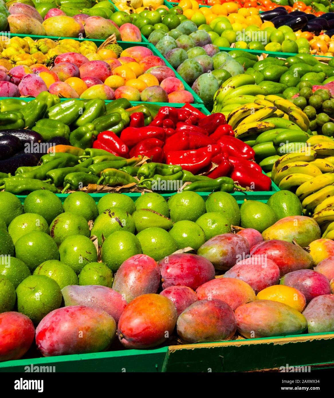 Fruit veg on market stall hires stock photography and images Alamy