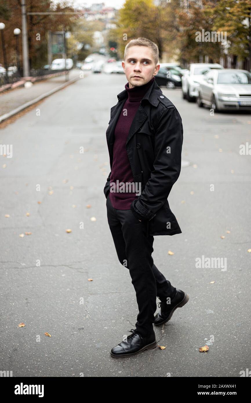 Trenchcoat Man High Resolution Stock Photography and Images - Alamy